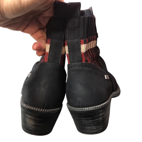 Reiker Remonte Suede Boots Wo’s Sz 39 US 8.5 Casual Western Retro Boho Grunge - Picture 4 of 12